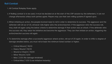 CRP 101: A quick guide to Chat Role Play .
